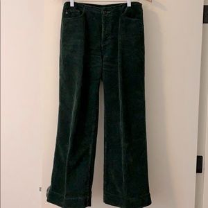 AG corduroy wide leg high waisted pants
